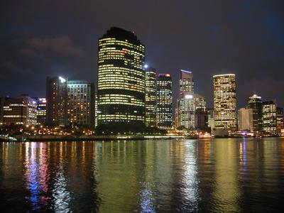 Photograph of Brisbane Australia by Night