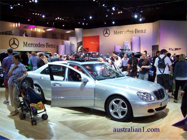 Mercedes Benz Stand at the Sydney 2004 Motor Show