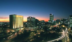 Adelaide skyline as seen from Victoria Square
