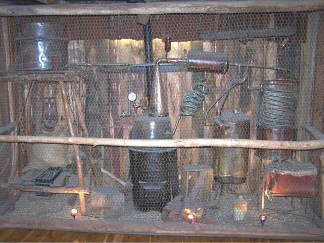 An old still inside the Ettamogah Pub north of Brisbane Australia