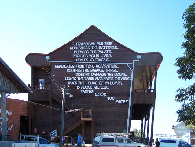 The side of the Ettamogah Pub - Queensland Australia