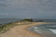 View from Fort Scratchley showing Nobby's Head