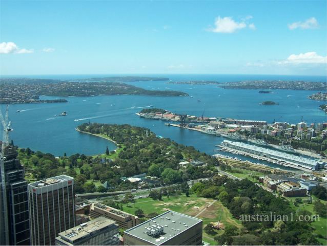 Potts Point, Woolloomooloo Bay and Sydney Harbour