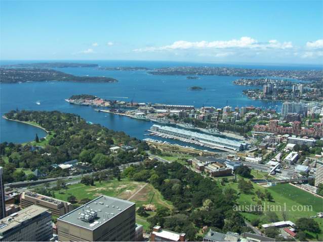 Potts Point, Woolloomooloo Bay and Sydney Harbour