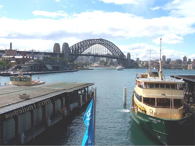 Sydney Harbour Bridge and Sydney Ferry