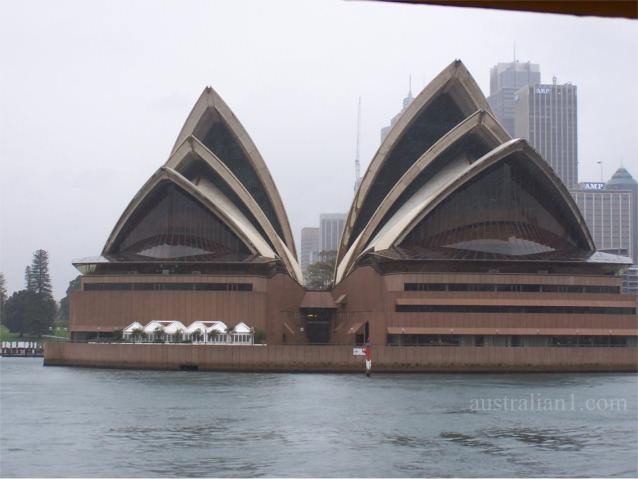 Sydney Opera House on an overcast day